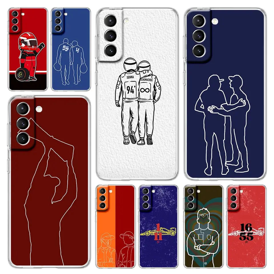 F1 Číslo 33 Čistý puzdro pre telefón pre Samsung Galaxy S24 Plus S23 Fe S22 S21 S20 Ultra 5G S10E S10E S9 S8 Soft Silikone Cover