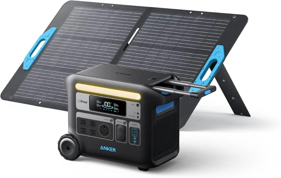 F2000 Prenosná elektráreň Powerhouse 767 2048WH GanPrime Solar Generator so 100 W solárnymi panelmi LifePo4 batériami 4 striedavými výstupmi