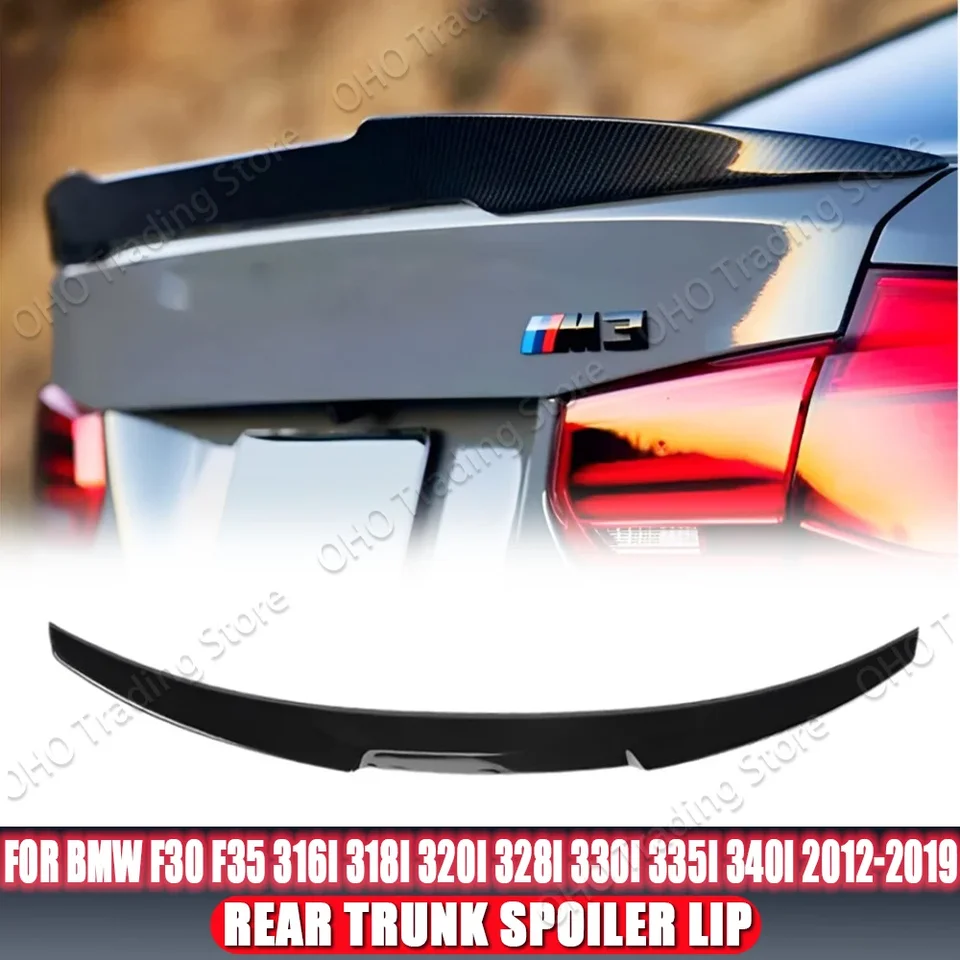 F30 F35 F80 Zadný spojler kufra pre BMW M4 Style 316D 318I 320I 330I 325I 320D 340I M3 2012-2019