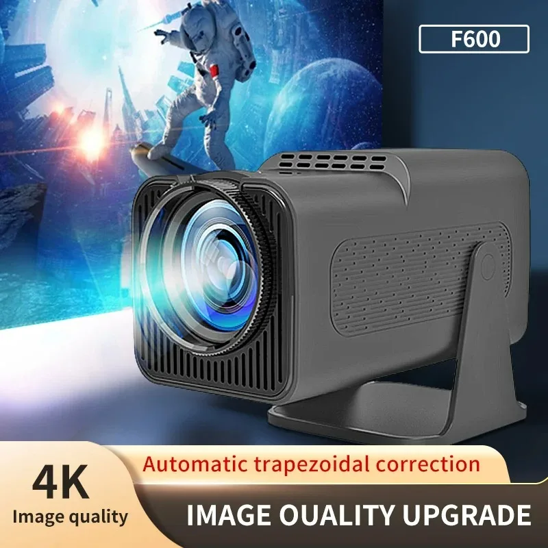 F600 Projektor Prenosný bezdrôtový bezdrôtový 4K Full HD Screen Video LCD 1080p Home Android 300ansi 180 stupňov PK HY320 Outdoor projektor