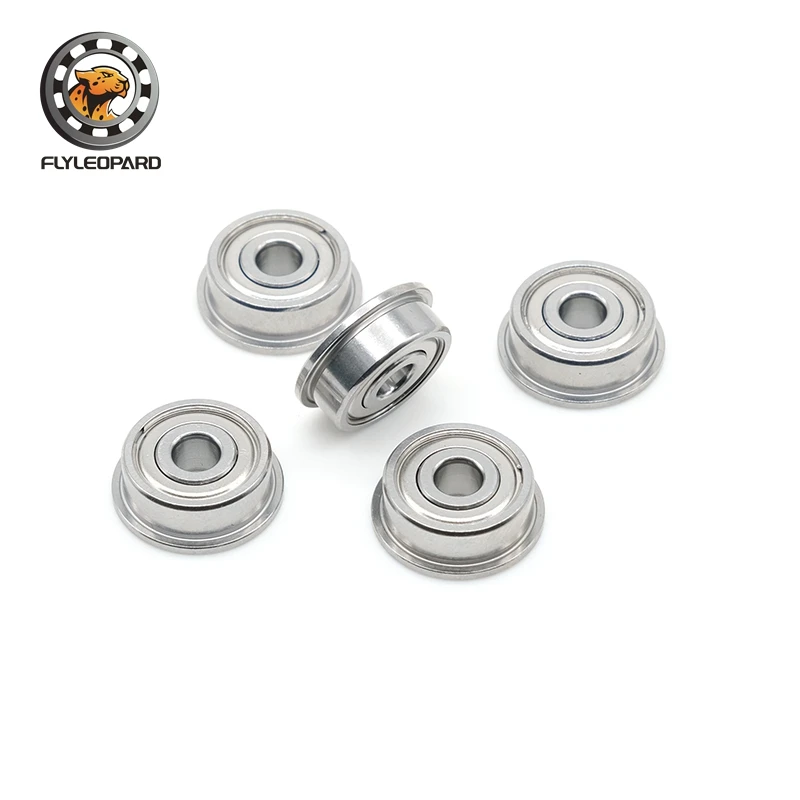 F693ZZB príruba ložisko 3x8x4 mm ABEC-7 (10 ks) prírub F693 ZZ guľôčkové ložiská F619/3ZZ