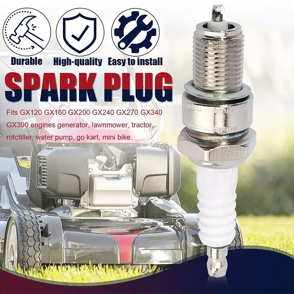 F7TC Zapaľovacia sviečka pre GCV160 GCV190 GX120 GX160 GX200 GX240 GX270 Generátor Lawnmower Tractor Rototiller Water Pumber Go Kart