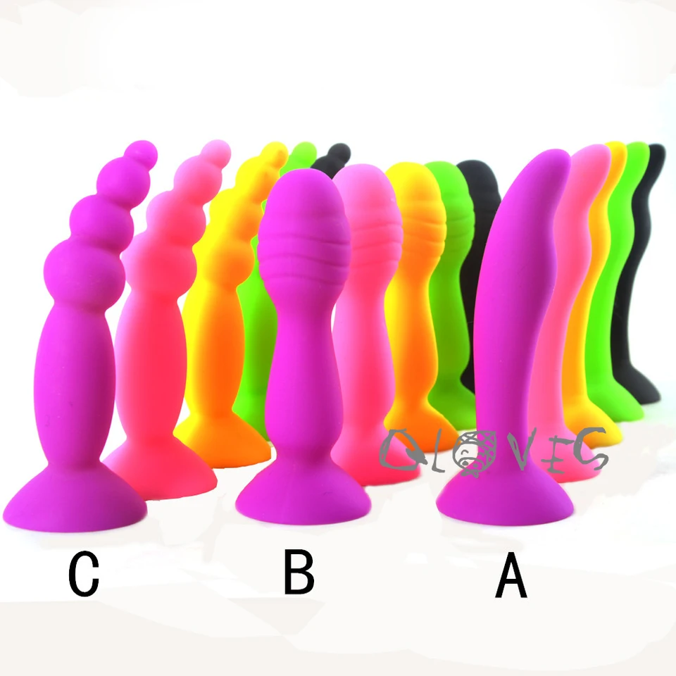 Faak farebný silikónový análny análny zástrčkový sací guľôčky zadku plužná zátka Sex Sex Hračky G-Spot stimulujú masturbát análny dildo lacné