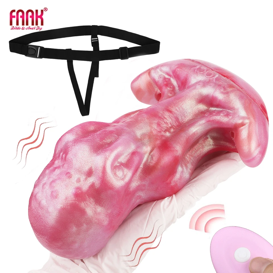 FAAK Wireless Control Vibračné hrubé zadky Veľkosť SML SML SML Silikón Nositeľné all análne sexuálne hračky prenosné vibrátor