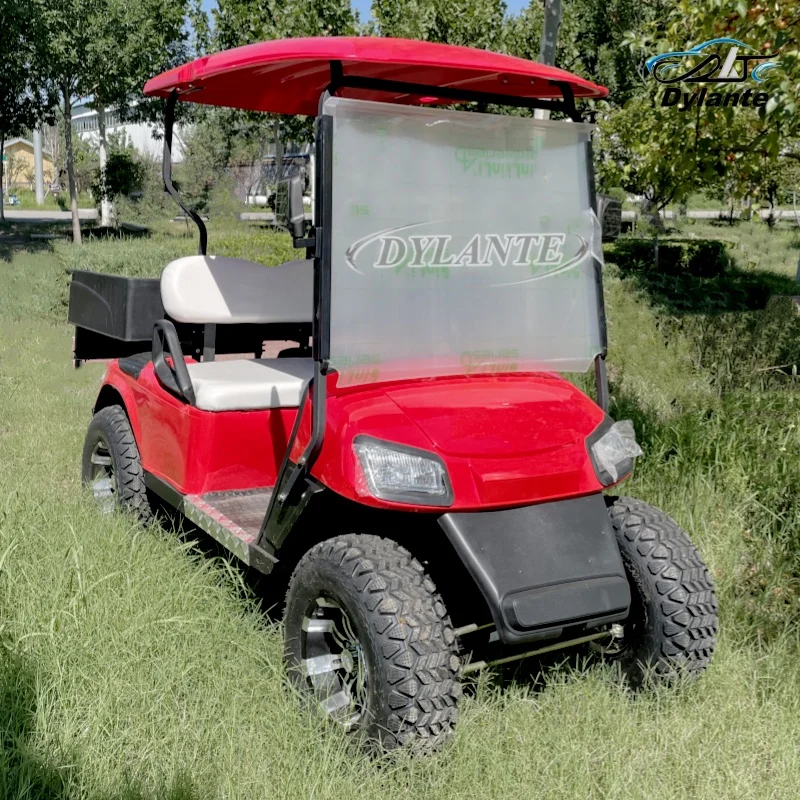 Factory Prispôsobené 2 sedadlá 4 Golfový vozík s nákladom s kempingom CON Outdoor Camping 5000 W pre pasienky, farmy a továrne