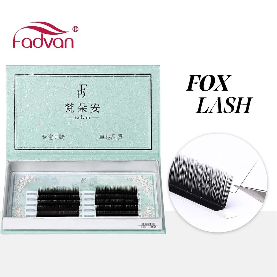 Fadvan L/Lu Curl False Ri rias Fox Eyes 0,07 predlžovanie mihalní