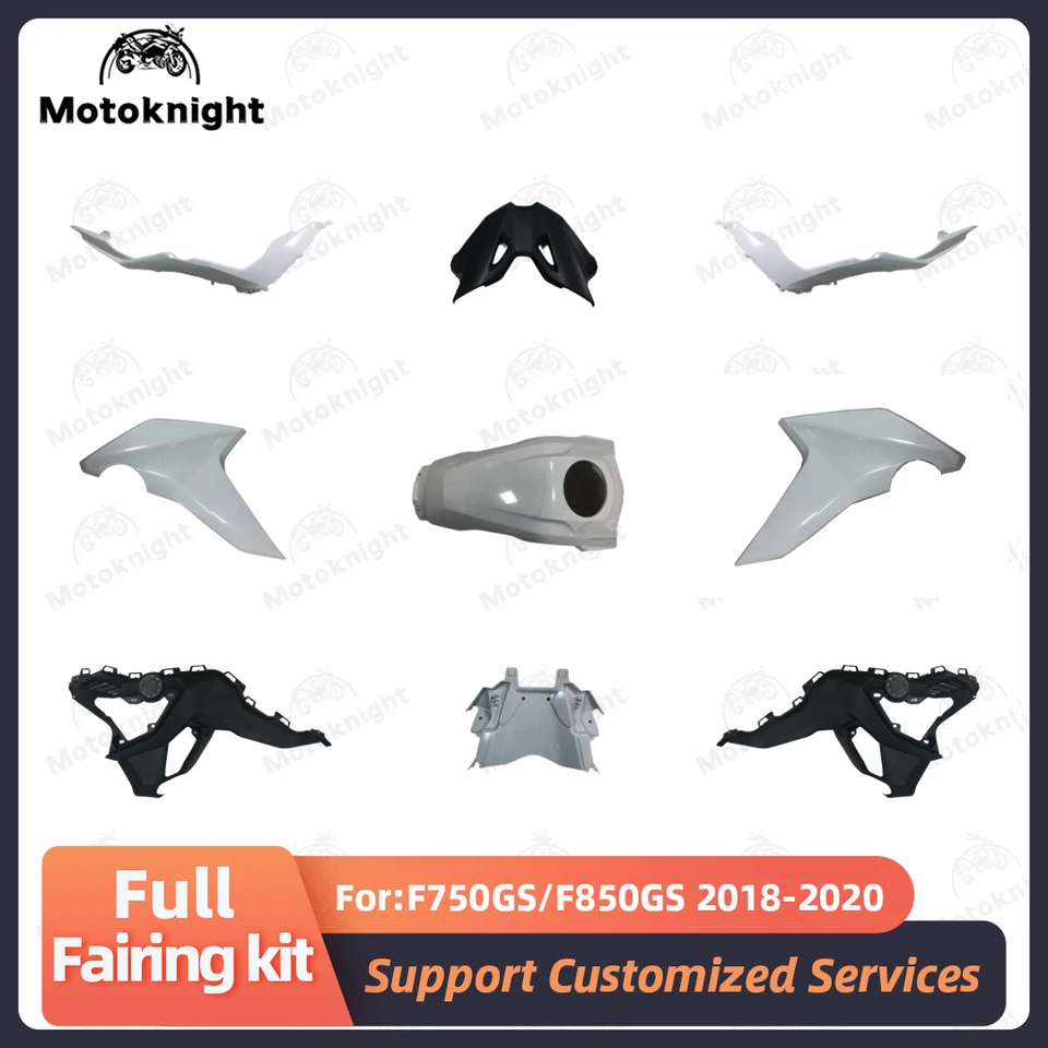 Fairing Kit Fit for BMW F750GS F850GS 2018 2019 2020 Plne set Motocyklové kapotáže NEPRATÉ BODEWORTY súpravy New ABS PLAST
