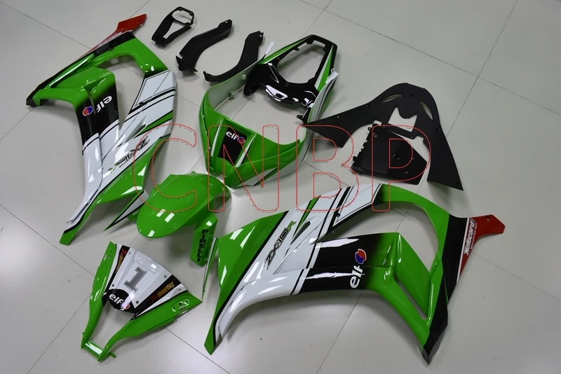Fairings ZX10R 2011 - 2015 Green White Blue Bodywork Ninja ZX 10R 13 14 KAPININGA ZX -10R 2011 Žiadna farba