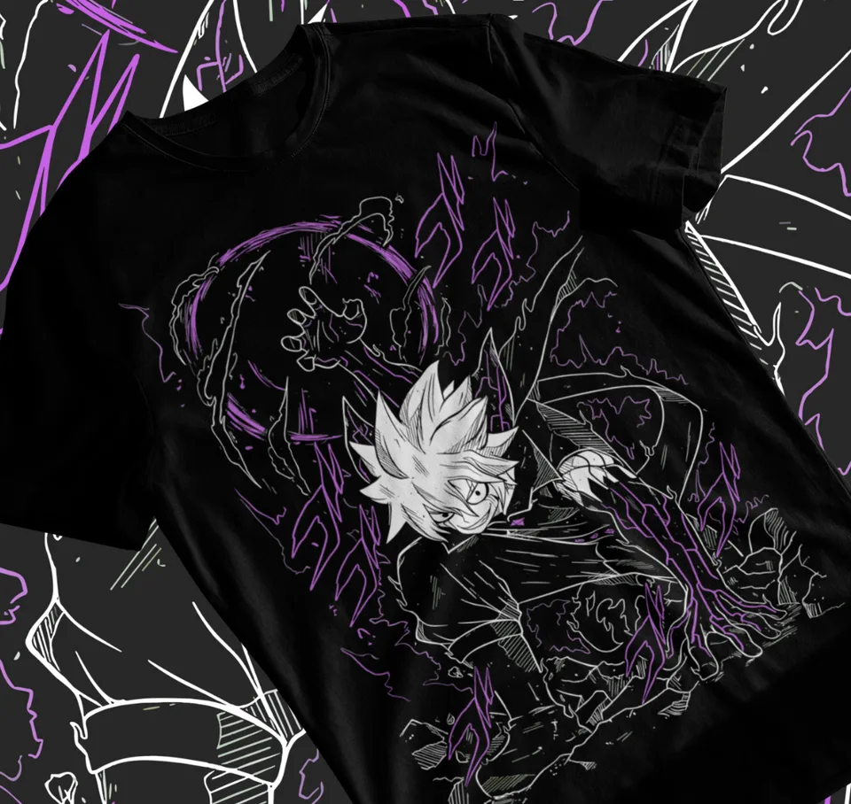 Fairy Tail Natsu Dragneel Gray Fullbuster Anime Unisex T-Shirt Soft Tee All Veľkosť
