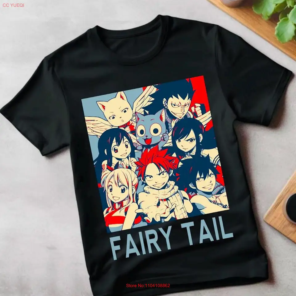 Fairy Tail Natsu Dragneel T tričko Gray Fullbuster Gajeel Redfox Guild Happy Iron Dragon Slayer Slayers Anime