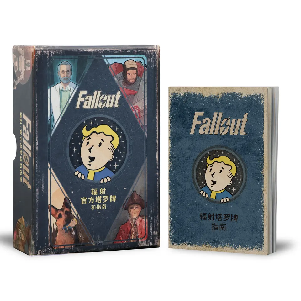 Fallout Tarot and Guide Fallout Oficiálne zberné karty Zbierka kariet Pád Anime Periférne muži a ženy Darčeky