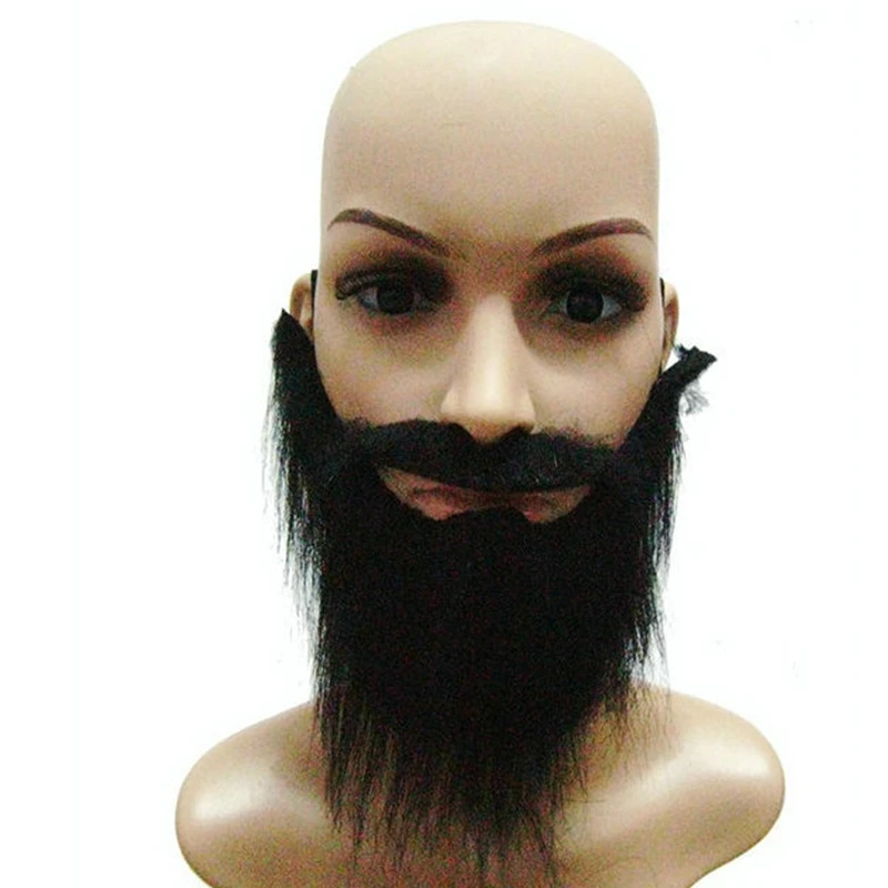 Falošné brady kostým brada starý muž fúzy kostým Halloween vtipné brada tváre vlasové doplnky pre Cosplay Party