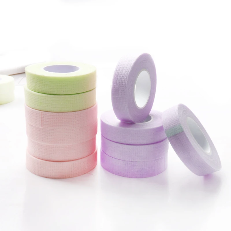 Falošné riasy predlžovanie pásky proti alergie Easy Tear Eye Tapes na štepenie netkanej látky falošné riasy očné linky Lekárske pásky