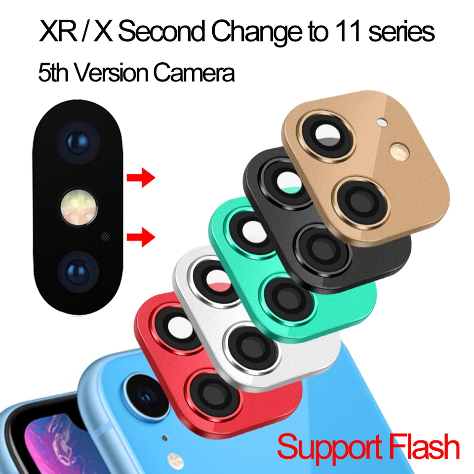 Falošný fotoaparát Objektív kryt nálepky Protect Second Change na iPhone 11 Pro Max pre iPhone xr x mobilné príslušenstvo