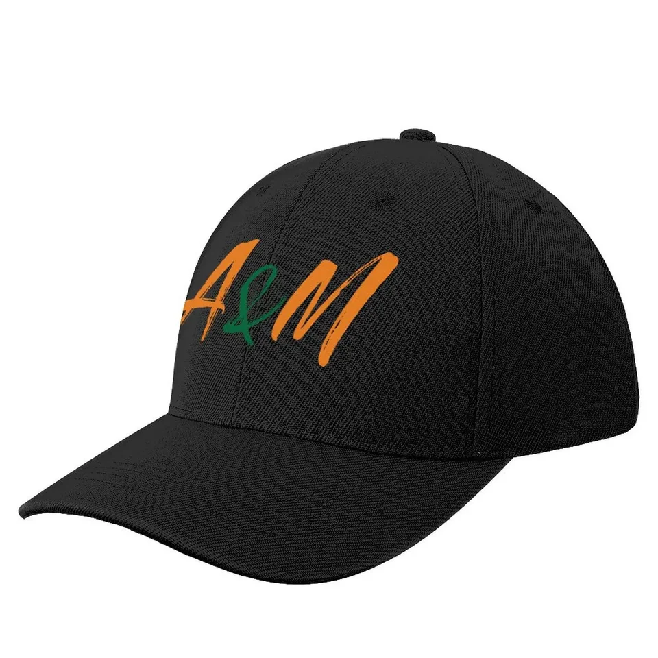 Famu Florida Orange a Green A&M Pride Rattlers Script Baseball Cap Sun Cap Trucker Hat Black Hats for Men Dámske