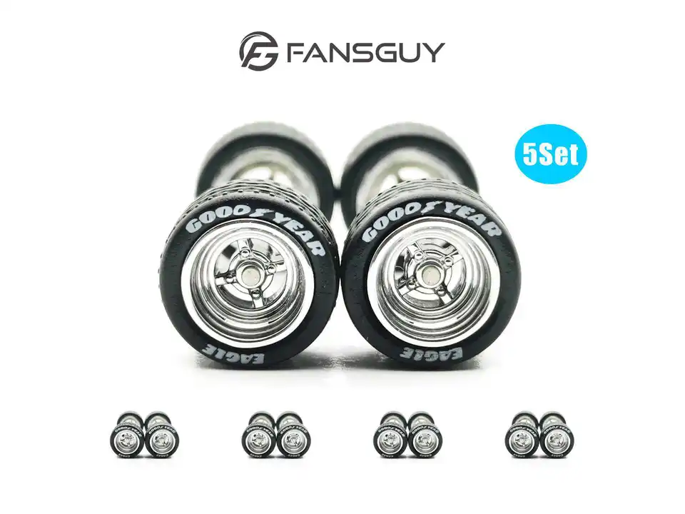 FansGuy 5set 12,8 mm+12,8 mm 1/64 zliatiny kolies BBC-N Serie pre horúca koleso
