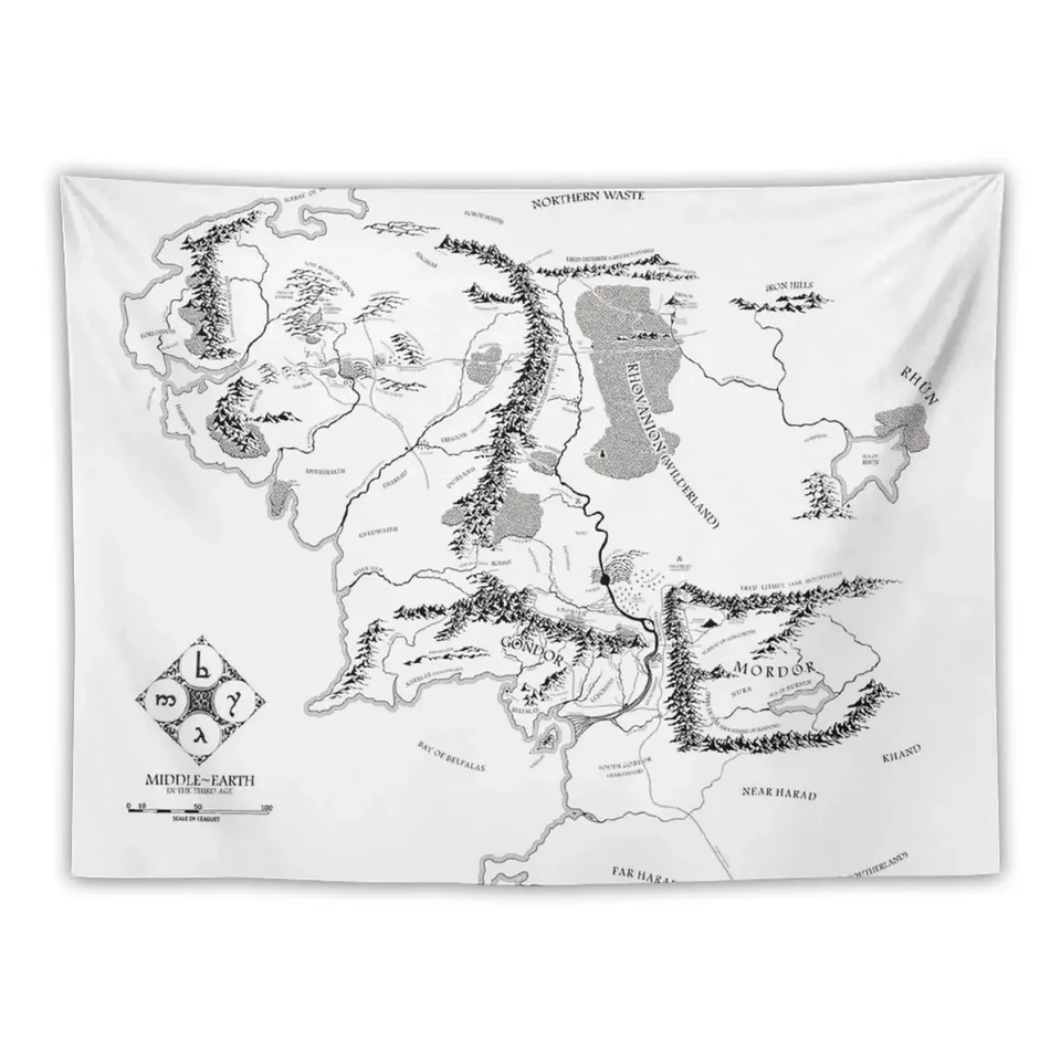 Fantasy mapa tapisérie dekorácie Pictures Izba Wall Tabete pre stenu