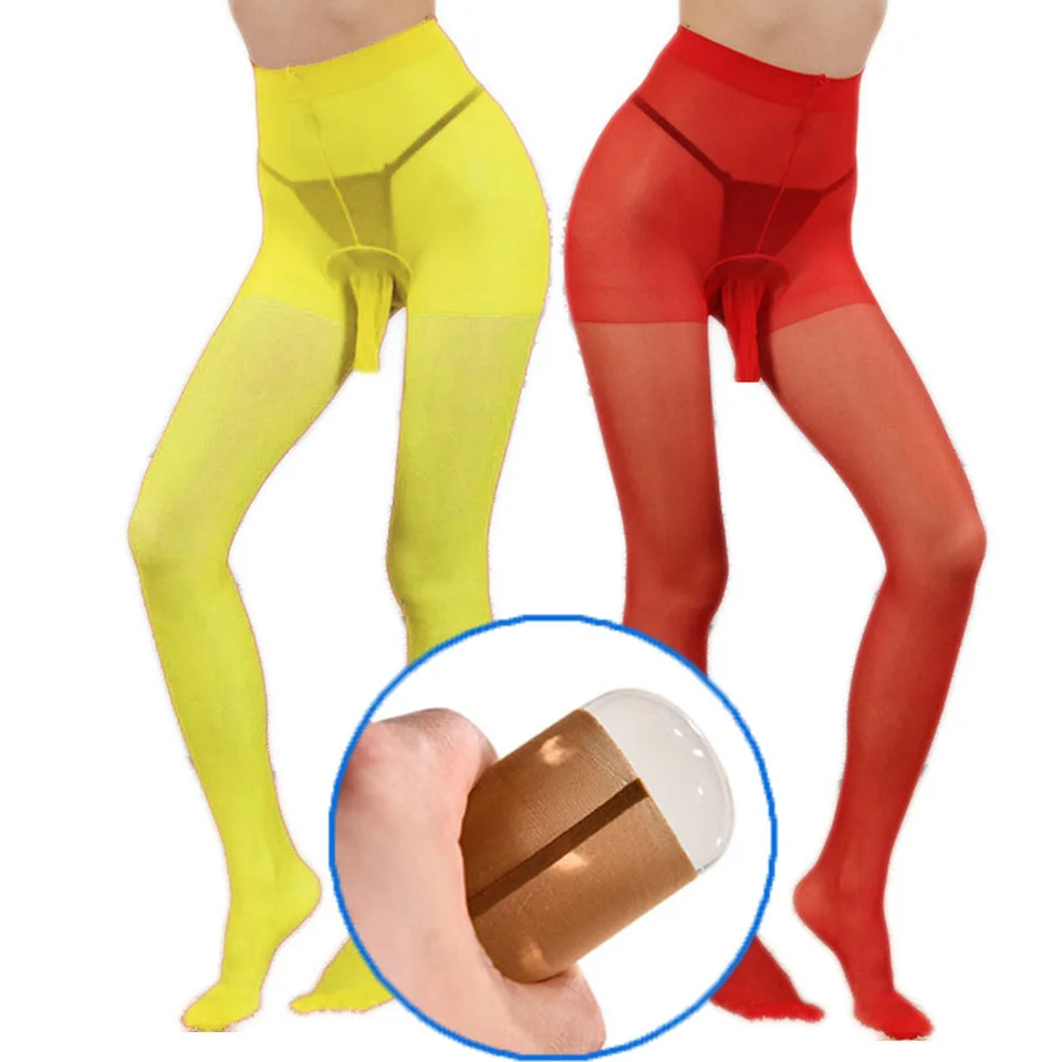 Fantasy sexy otvorené Glans Bodystockings spodná bielizeň erotický penis puzdro kohút case spodná bielizeň pančuchy
