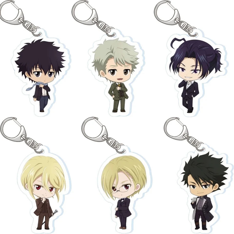 Fanúšikovia anime dary Moriarty Patriot Louis James HD figures karikatúry akrylickeychain prívesok ornament Collection Series asi6cm