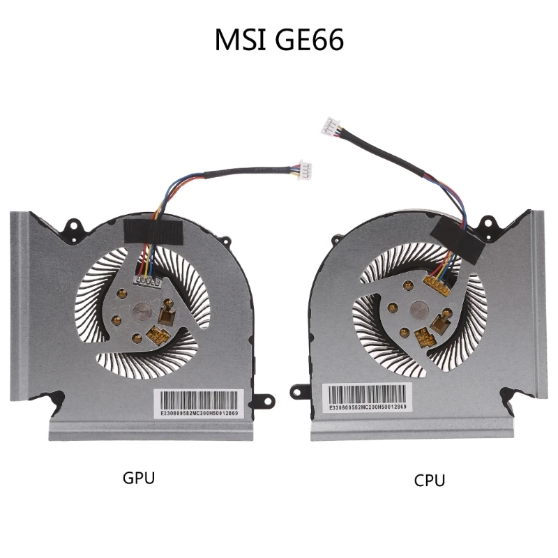 Fanúšikovia GPU GPU pre notebook pre MSI GE66 GP66 GL66 GRAFICKÁ GRAFICKÁ KARTA CARD RADIÁTOR DC5V 1.0A