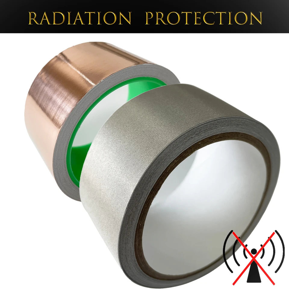 Faraday páska 50 mm široká vodivosť meďná látka RF/EMI/EMF ochrana ochrany proti ochrannému krytu antistatické lepenky