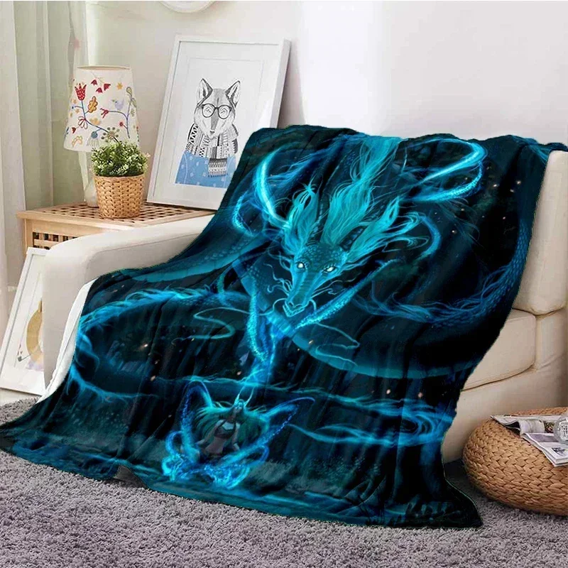 Farebná draka prikrývka draka prikrývka Soft flanel fleece hádzať prikrývku posteľ pre spálne pohovky gauč