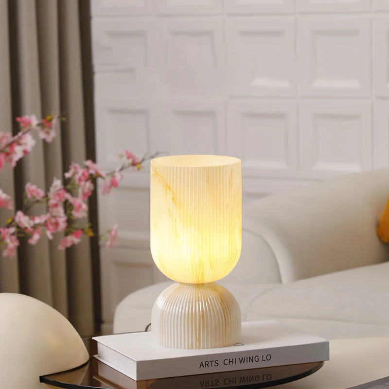 Farebná sklenená váza stolové lampy spálňa lôžko Čítanie lampa moderná romantická dievčenská miestnosť študovať lôžko atmosféru stolové svetlá LED diódy