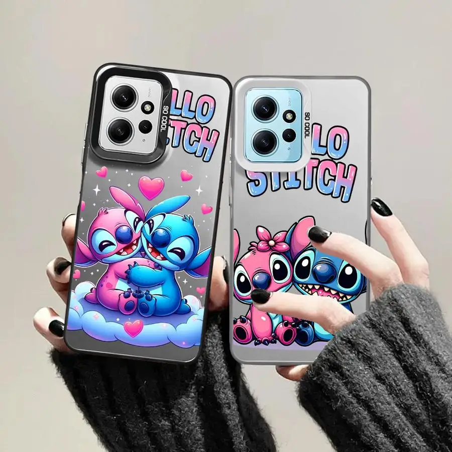 Farebné strieborné puzdro pre Xiaomi Redmi Poznámka 11 10 13 Pro Plus 12 12s A1 12c 13C POCO X3 NFC PLYTICKÝ OBJEDNÁVKA LÁSKA ANGLE SITCH
