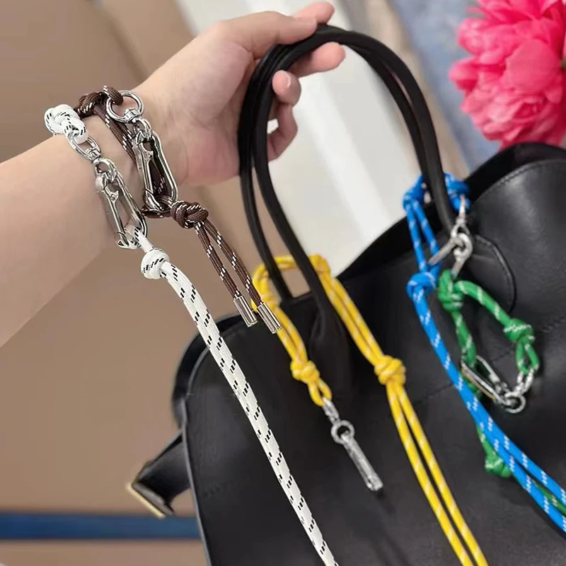 Farebný kľúč na šnúrku na kľúče kľúča Prívesok Simple Bag Prívesok Unikátne ručne vyrábané kľúče vhodný pre tašku a kľúče batohov