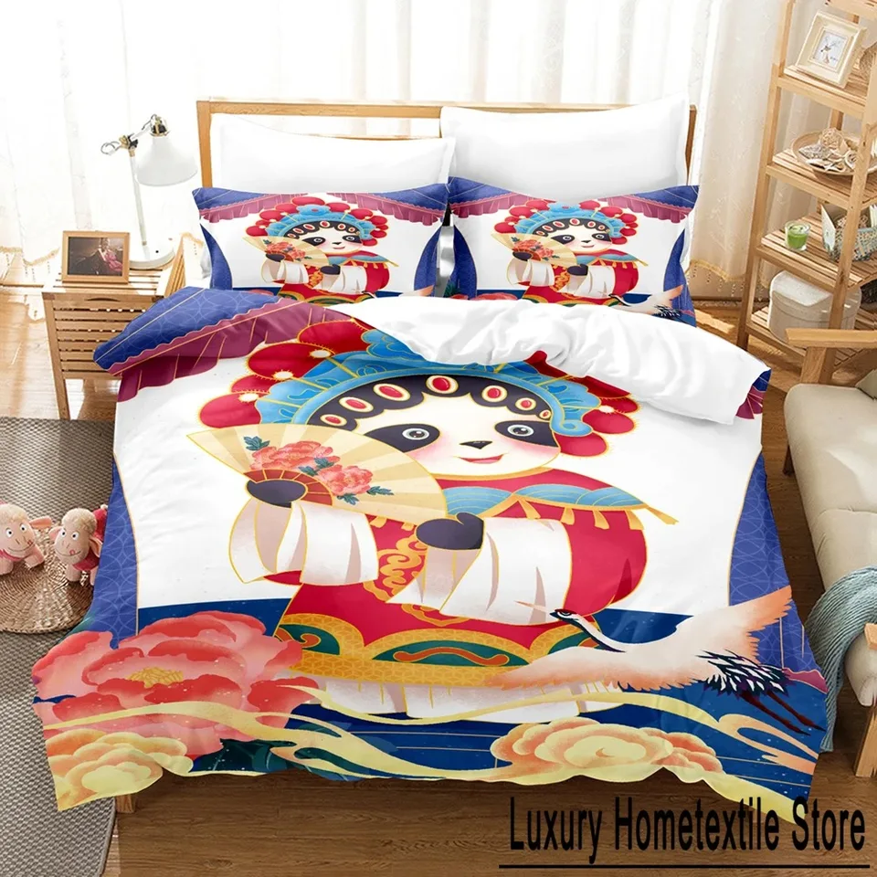 Fashion 3d Panda Facebook 23pcs posteľná obliečka súprav