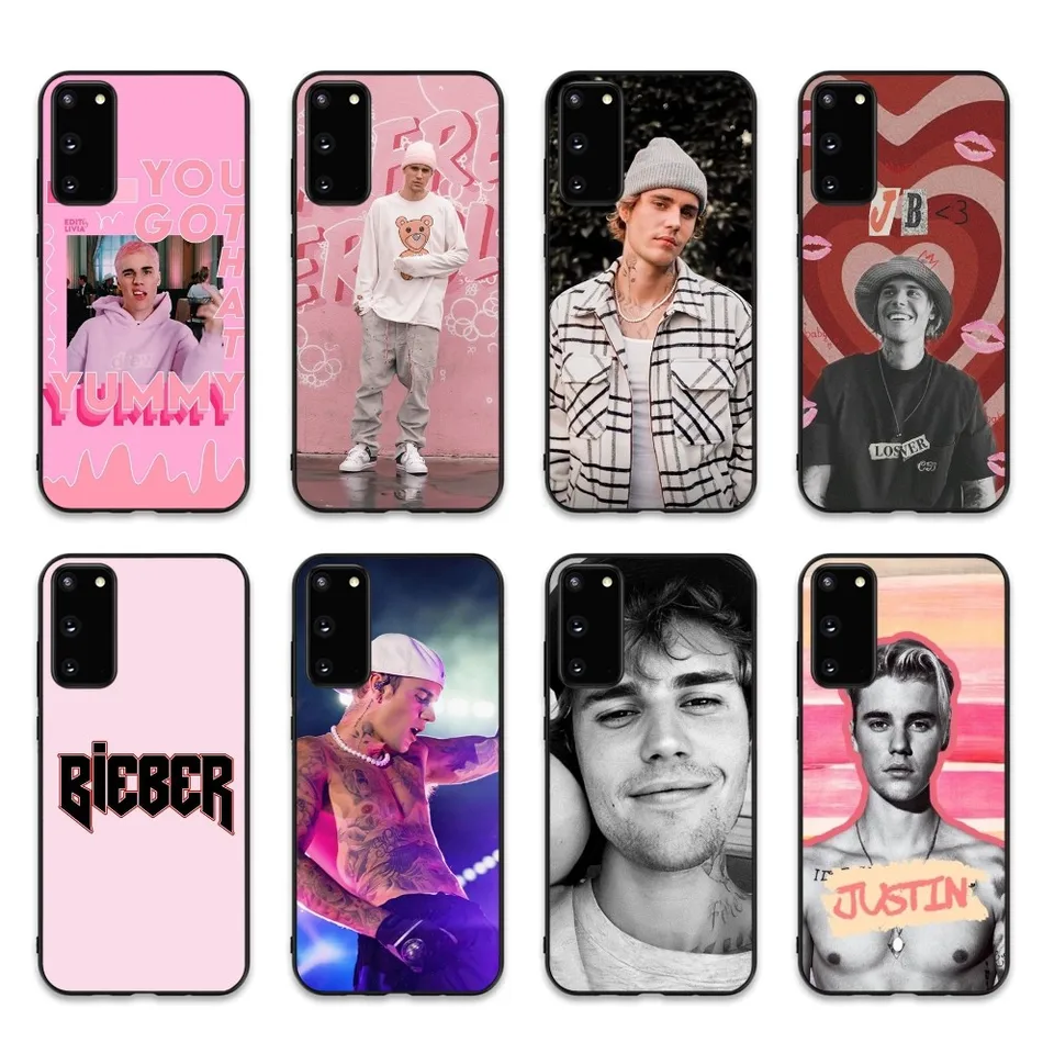Fashion Justin Bieber telefónny prípad pre Samsung S 9 10 20 22 22 23 30 24 Plus Lite Ultra Fe S10lite Fundas