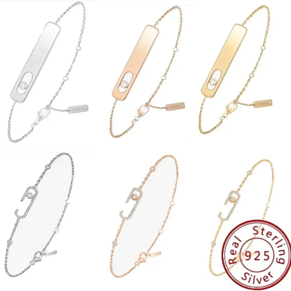 Fashion S925 Sterling Silver Messica Náramok, ktorý je vhodný na nosenie v 2024-Zvýšenie vášho štýlu s klasickým šarmom