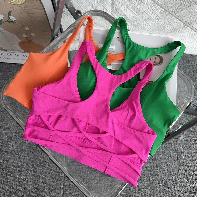 Fashion Women Fitness Športové spodná bielizeň pre jogu Sexy priedušná horná vesta Running Fitness Ruf-Ruff Underwear Fitness Top Top Top