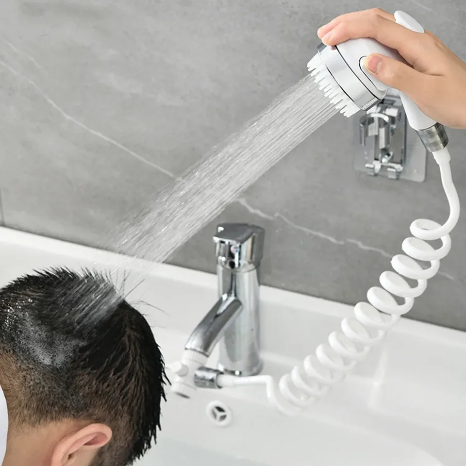 Faucet externá sprcha sada meď Kúpeľňa Multifunkcia Masáž natlakovaný kohútik