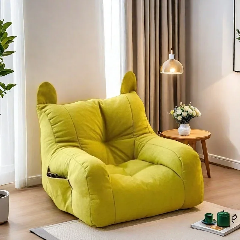 Fazuľové tašky na pohovky obývacia izba kabriolet pohovka relaxačná stolička posteľ nábytok Jedno izby Pouf súpravy Puff Couch Home