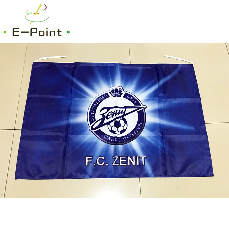 FC Zenit St Petersburg Flag 2x3ft (60x90cm) 3x5ft (90x150 cm) dekorácia pre domácnosť a záhradu