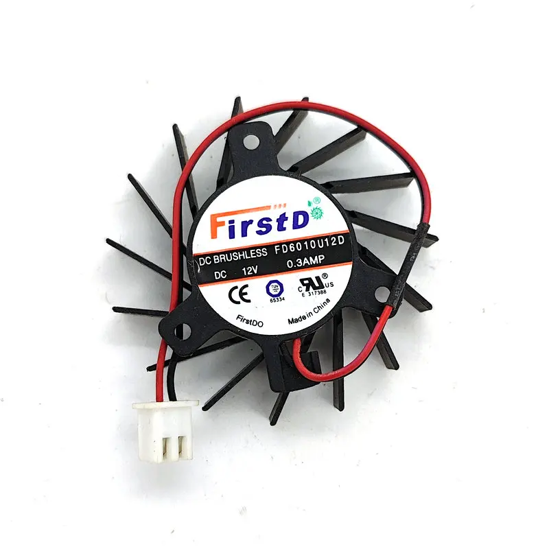 FD6010U12D DC 12V 0,3A 45 mm 27*27*27 mm grafická grafika VETICKÝ