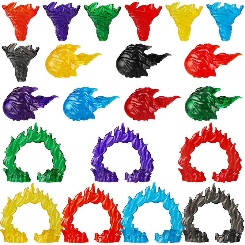 FDPJ43-45 (AG) Špeciálne efekty kusy zbrane Postava Obsluha stavebných blokov vojakov Whirlwind Flame Gate Fireball Brick Toy