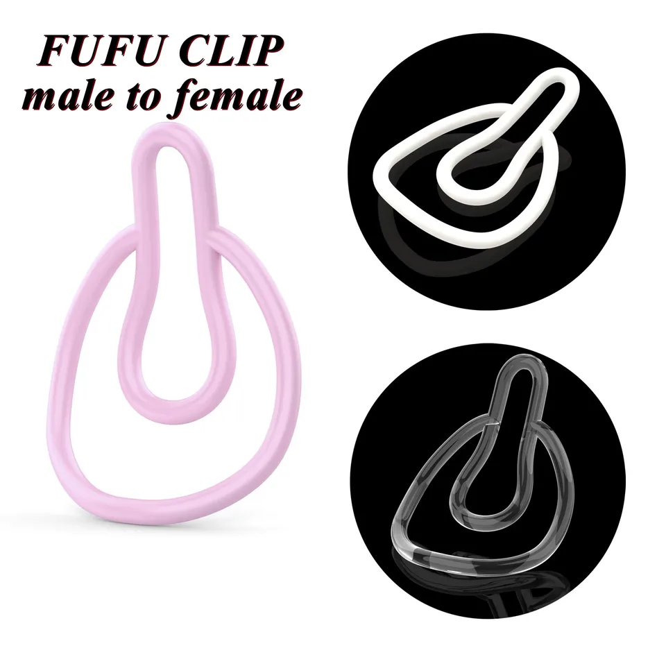 Feminiser Clip pre sissies, fufu klip muž na ženskú transformáciu Vagina vyzerajú sexuálne hračky