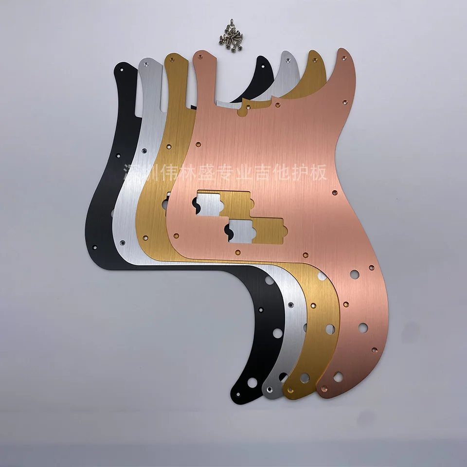 Fend PB P Bass Pickguard Pick Guar Guitar Scratch Plate 13 JORE 4 Stringy Elektrické basové diely Hliník Hliník Existujú drážky