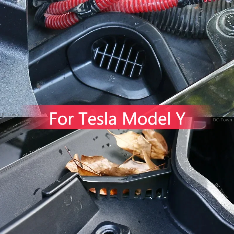 Fender Cover Set pre Tesla Model Y Front Trunk Water Waterway Proti-Fouling Proti-Fouling Protect Chráni čisté príslušenstvo 2019-2024