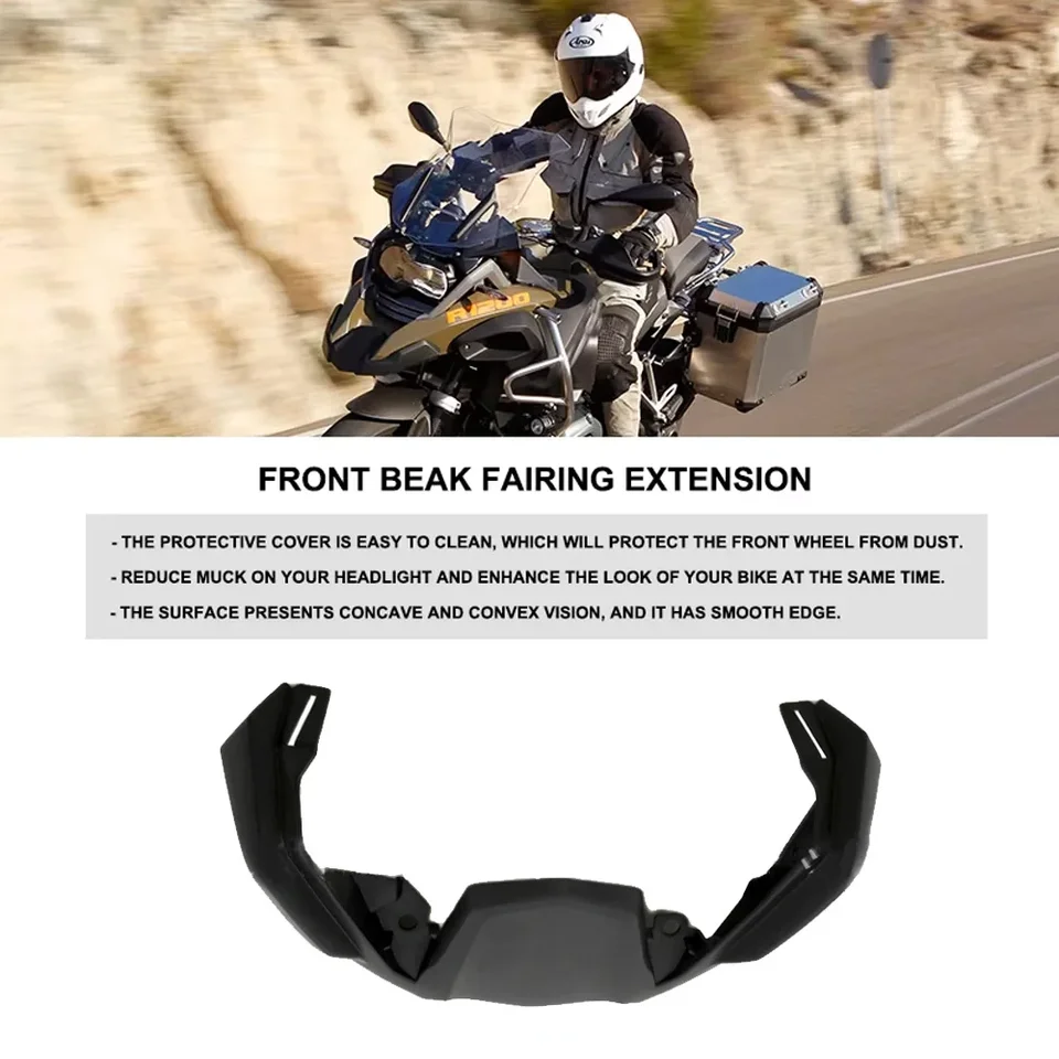 Fender uhlíkového zobáka pre BMW R1200GS R1250GS LC Adv Fairing Guard R1200 R1250 GS Adventure 2014-2023 Motocyklové príslušenstvo