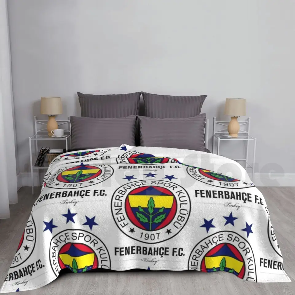 Fenerbahce logo prikrývka móda Móda 2364 Turk 1907 Fenerbahce SK Turkish Istanbul Turecko Fener Ataturk