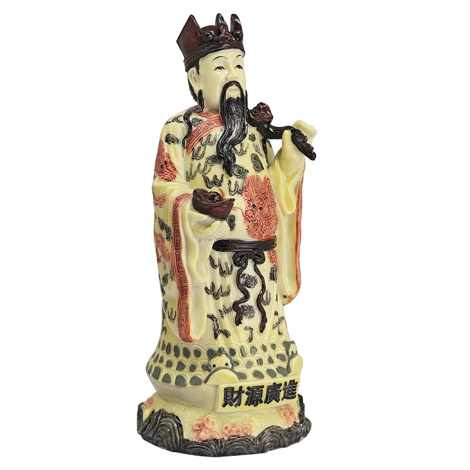 Feng shui boh bohatstva Choy San Yeh bohatý amulet socha domáca dekorácia kancelária figurína figurína