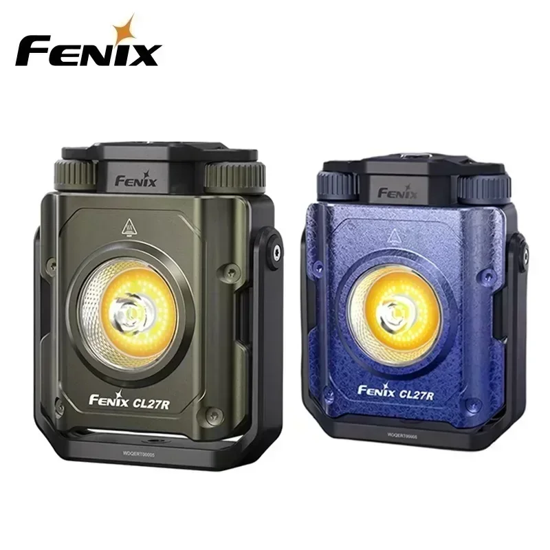 FENIX CL27R 1600 LUMENS Multifunkčné vonkajšie lucerna USB-C Nabíjateľné kempingové svetlo zahŕňalo jednu batériu 5 000 mAh