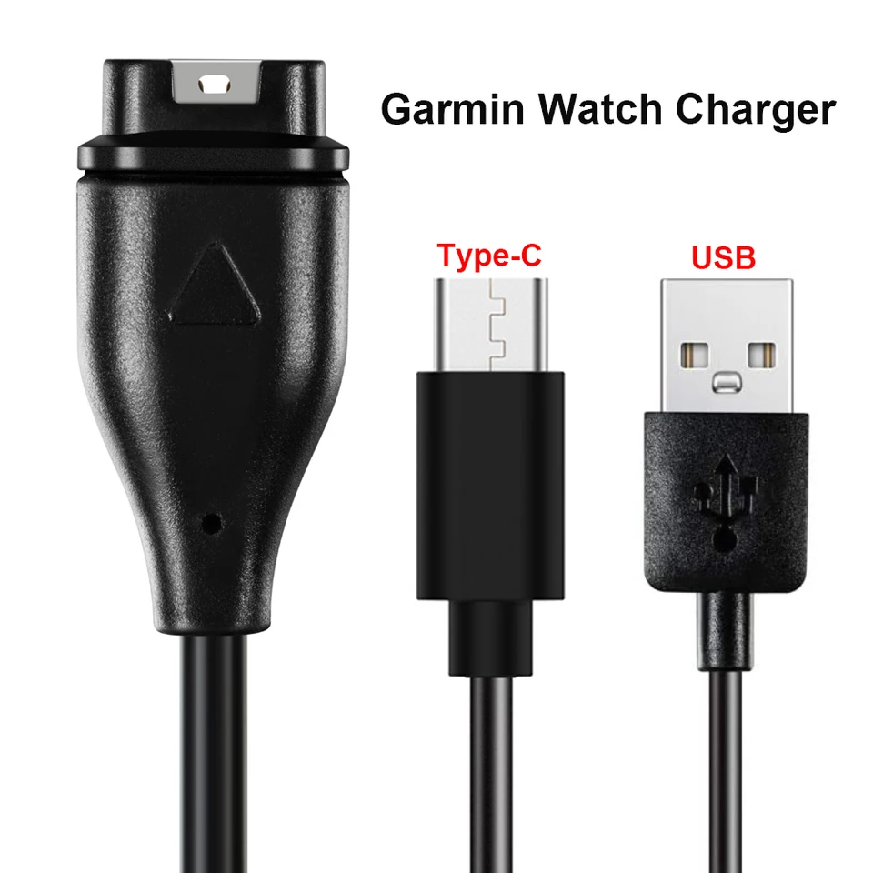 Fenix ​​8 51 mm nabíjačky pre Garmin Smartwatch Coping Cable Cable USB Type C Tactix 7/ Fenix ​​7x 6x 5x/ Forerunner 935 Venu 3 3s 2
