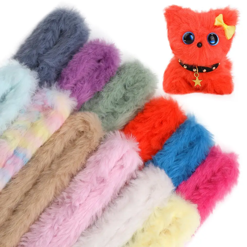 Fenrry 12ks jumbo kožušinové čistiace prostriedky remeselnícke čističe chenille stonky potrubie pre začiatočníkov pre začiatočníkov