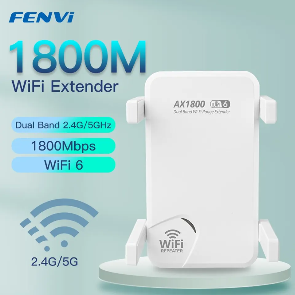 Fenvi WiFi6 AX1800 Duálny pás Dual Band 2,4G/5GHZ 802.11ax Gigabit Wi-Fi 6 Extender Long Range Long Range Expansion Booster