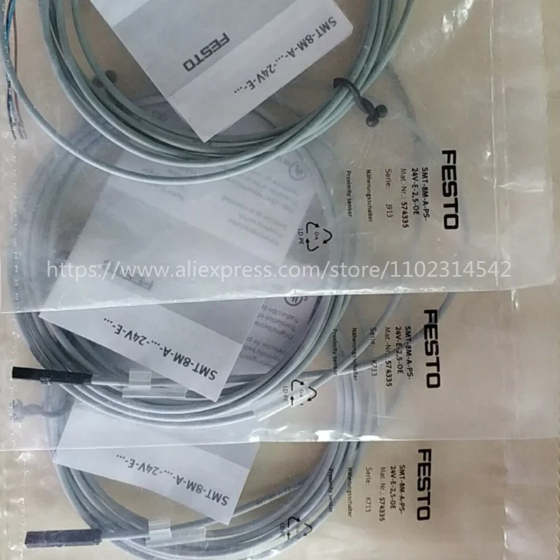 Festo proximity senzor SMT-8M-A-PS-24V-E-2,5-OO 574335 SMT-8M-A-PS-24V-E-5,0-OO 574336 SMT-8M-A-PS-24V-EE -0,3-m8d 574334 SMT
