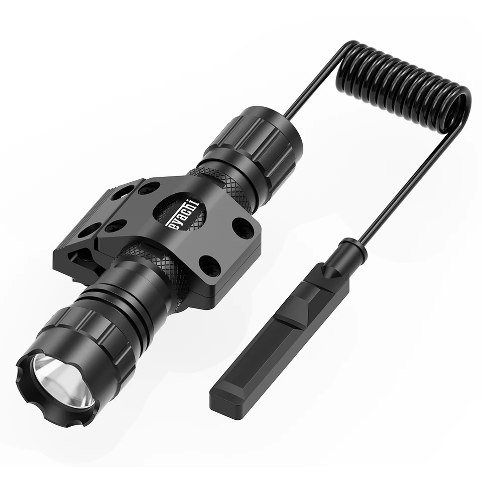 Feyachi taktická baterka LED zbraň LIGHT 1200 LUMEN S PICATINNY/MLOK RAIL Držiak a tlakový spínač vrátane